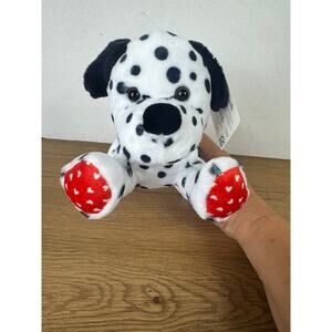 NWT Way to Celebrate Dalmatian Plush Animal Toy Paws Hearts